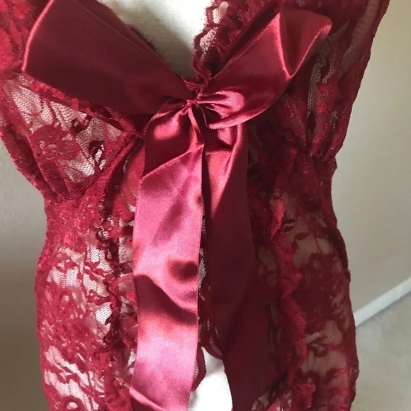 🌹 gorgeous red wine chemise🌹 - Picture 5 of 6